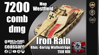 Iron Rain Rhm.-Borsig Waffenträge / WoT Console / PS5 / Xbox Series X / 1080p60 HDR