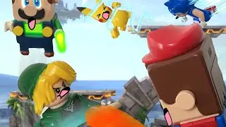 SUPER SMASH BROS LEGO #funny #stopmotion