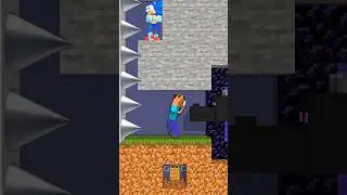 Escape From Spike With Herobrine: Lava Run