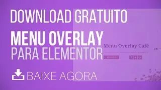 Menu Overlay para Elementor - Download Gratuito!
