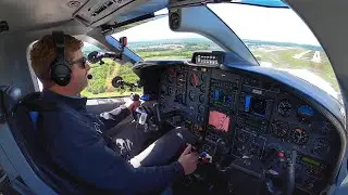 TURBULENT FLIGHT over TENNESSEE! - TBM850 Flight VLOG