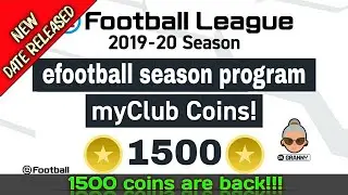eFootball season program rewards new date revealed 1500 coins are back in action😍 