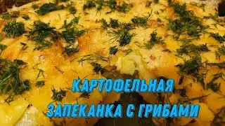 Картофельная запеканка с грибами. ВКУСНЕЙШИЙ Рецепт запеканки