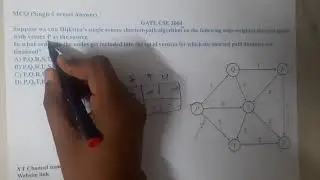 GATE CSE 2004 Q ||Algorithms || GATE Insights Version: CSE