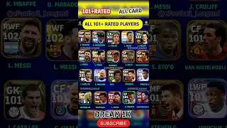 New Update all 101+ rated player in efootball || 