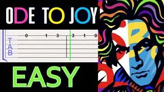 🤙HOW TO PLAY ODE TO JOY🎸GUITAR SONG