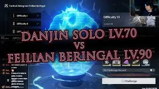 [ Wuthering Waves ] Danjin Solo Lv.70 VS Feilian Beringal Lv.90 - No Damage