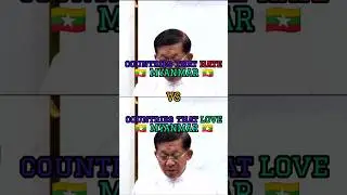 countries that hate Myanmar vs countries that love Myanmar#shorts#viralshorts