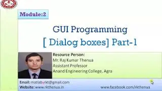MATLAB programming for Dialog boxes Part-1