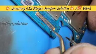Samsung A12 Ringer Not Working: How to Fix It|A12 ringer jumper @mtlastsolution