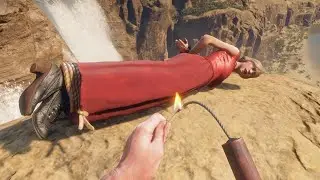 🔥🧨[4K] Dynamite & Fire Bottle Gameplay #46 - Red Dead Redemption 2