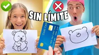 Quien dibuje mejor SE LO LLEVA - Comprando SIN LÍMITE cosas de SAN VALENTÍN