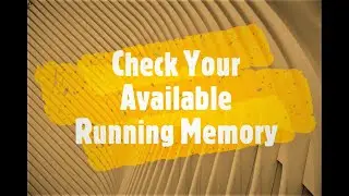 Check Available Running Memory #shorts