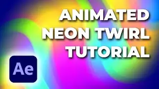 Animated Neon Twirl Tutorial - After Effects Animated Background Tutorial