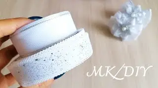 ОЧЕНЬ НЕЖНО! Белые банты в школу / Бантики канзаши