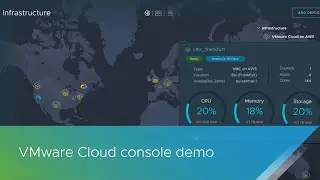 VMware Cloud console demo, with Kit Colbert