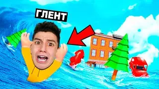 I SURVIVED A REAL TSUNAMI IN ROBLOX! HUGE WAVES