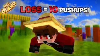 Lose = 10 Pushups (Minecraft SkyBattle)