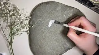 Рисунок на камне😍