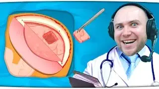 ОТРЕЗАЛ КУСОК МОЗГА У МАШКИ!! - Симулятор Хирурга (доктор Диллерон)