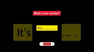 Elementary English: Phone Numbers #ielts #learnenglish #speaking