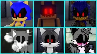 Sonic The Hedgehog Movie SOUL TAILS vs SONIC EXE Uh Meow All Designs Compilation 2