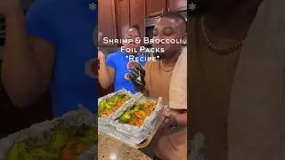 Shrimp & Broccoli Foil Packs are the perfect summer dinner. 🌞 #shorts #HealthyEats #EasyMeals