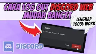 HOW TO LOG OUT OF THE LATEST WEB DISCORD 2024 IN A BROWSER IS VERY EASY