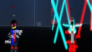 Weak Error Sans And Digital Crash Error Sans [Undertale: The Fate Of The Multiverse] [Roblox]