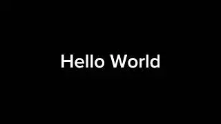 Hello World