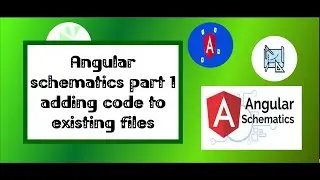 Angular schematics part 1 adding code to existing files