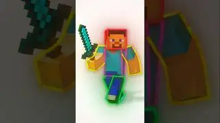 How To Draw Steve From Minecraft 😳🩵