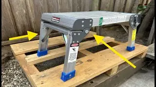 Harbor Freight 350-pound haul master working platform Unboxing and testing /model number 62515 /ASMR