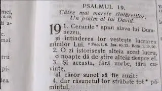 Psalmul 19 Biblia Cornilescu