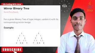Mirror Binary Tree || Dsa || java