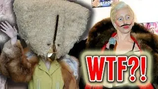 Lady Gaga Cheese Head Mask- Crazy Berlin Outfits!