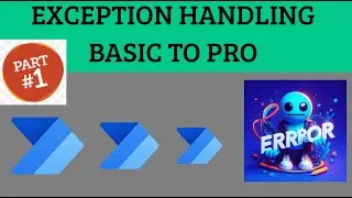 Exception Handling in Power Automate | Basic Exception Handling | On Block Exceptions & Retry Logics