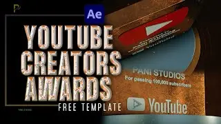 YouTube Creator Awards Tutorial [After Effect Free Template]