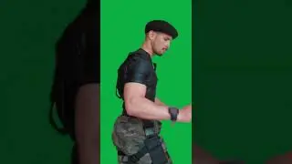 I Need More Boulets Walking || Green Screen || NPC_Soldier ||