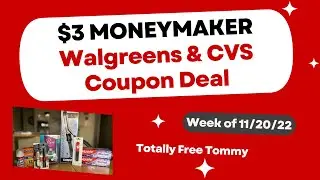 $3 MONEYMAKER CVS & Walgreens Black Friday Week Couponing Haul! | Found a Xmas Gift for My Grandma!
