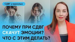 Эмоциональная дизрегуляция при СДВГ, тревожность, скачки эмоций, фрустрация l №14 СДВГ у взрослых