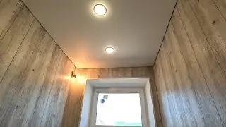 Потолки на теневом профиле, сделали за 5 дней