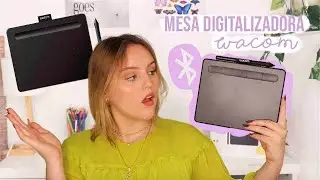 MINHA MESA DIGITALIZADORA WACOM! Como eu uso para fazer minhas logos?