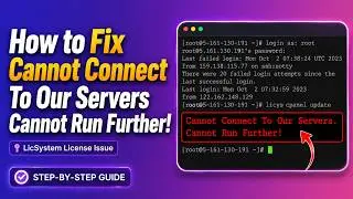How to Fix Cannot Connect To Our Servers. Cannot Run Further!