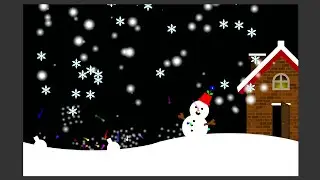 Marble race - Shoot the snow in Algodoo
