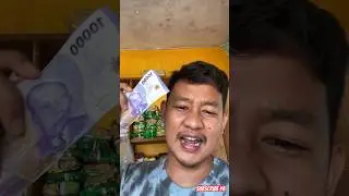 Prank tarok uang mainan di depan warung #shorts #warung #prank