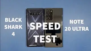 Xiaomi Black Shark 4 vs Samsung Note 20 Ultra Speed Test