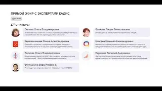 ПРЯМОЙ ЭФИР С ЭКСПЕРТАМИ КАДИС. ПОДДЕРЖКА БИЗНЕСА В ПЕРИОД ПАНДЕМИИ