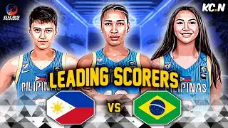 Leading Scorers: Gilas Women vs Brazil | FIBA Women's World Cup 2026 Pre-Qualifying Tournament
