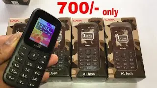 Lava A1 Josh 21 Only At Rs.999/- Military Grade Certified with 4 Day Battery Backup Keypad Mobile